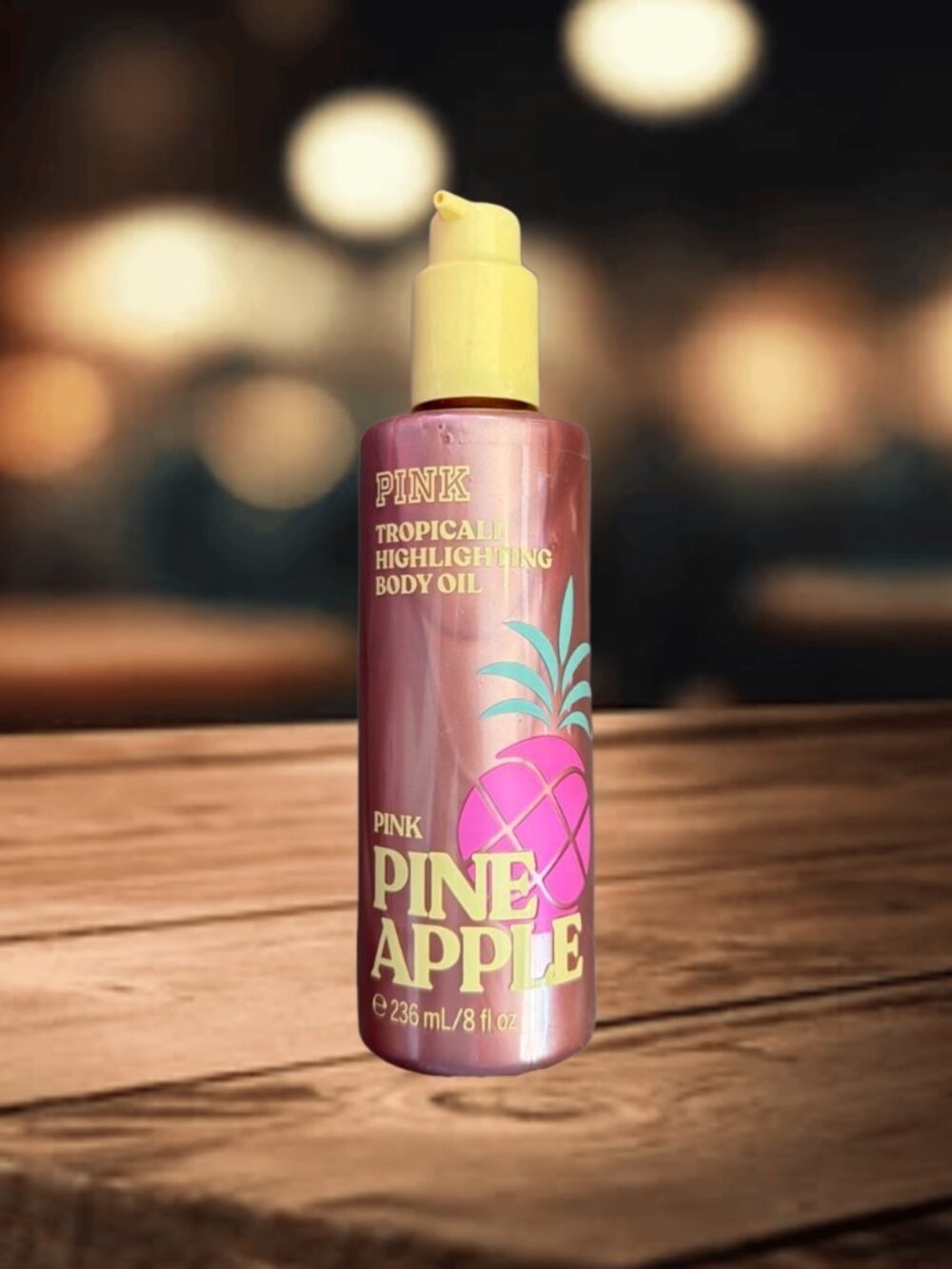 PINK PINEAPPLE HIGHLIGHTING BODY OIL NWT